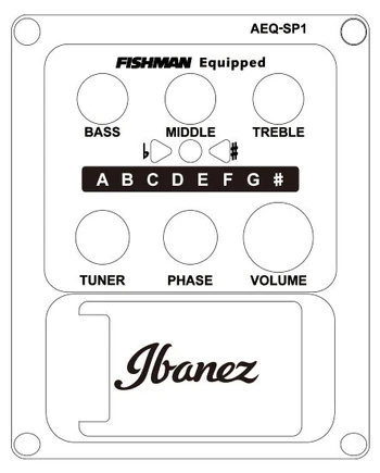Ibanez AEQ-SP1 preamp diagram