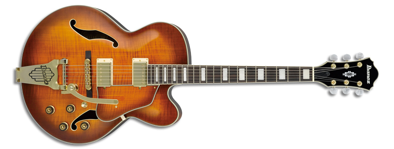 Amazon.com: Ibanez Artcore Expressionist AG95QA - Dark Brown