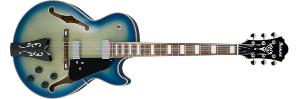 エイリアンvsジェームズ.ボンド Ibanez GB10EM George Benson Hollowbody Electric Guitar Jet