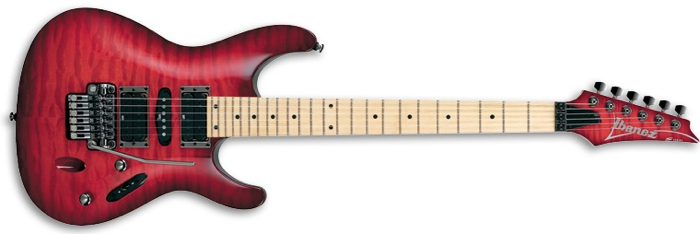 Ibanez Sシリーズ S570DXQM TGB 2012 Ibanez S570DXQM S Series HSH Superstrat w/Seymour