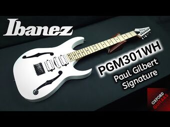 Ibanez PGM301 Paul Gilbert Signature Electric Guitar White
