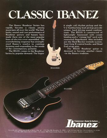 Roadstar II series | Ibanez Wiki | Fandom Roadstar II series | Ibanez Wiki | Fandom