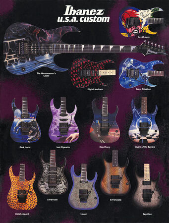 Ibanez custom guitar clearance