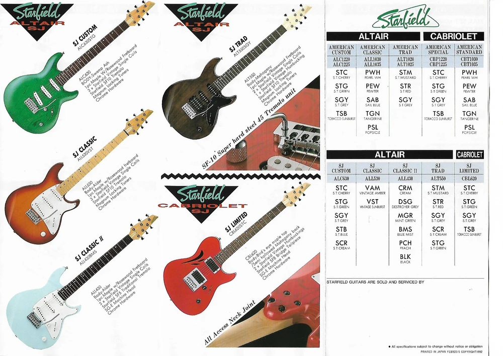 Starfield series | Ibanez Wiki | Fandom