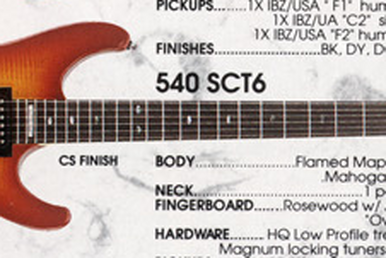 ギター IBANEZ 540R HH 1992 Fujigen 540R | Ibanez Wiki | Fandom