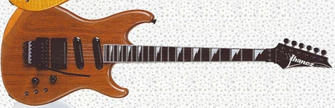 Ibanez PL1990NW Electric Guitar Rare Vintage Natural Wood