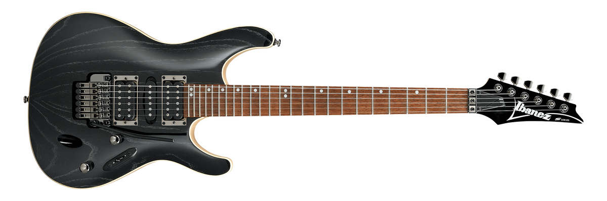 Ibanez S570AH - Silver Wave Black | Sweetwater