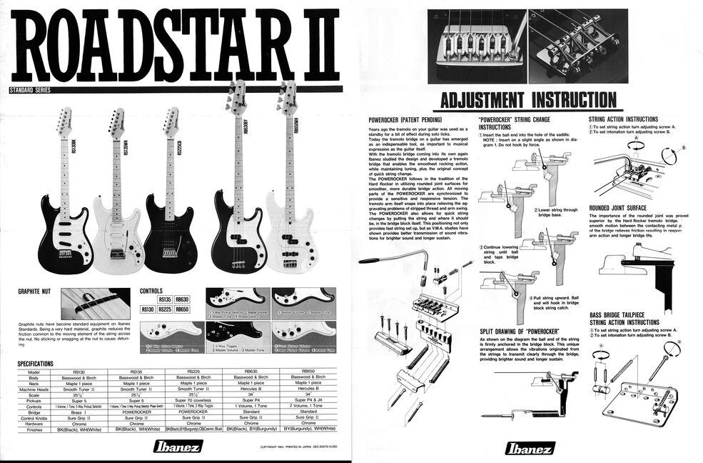 1984 catalogs | Ibanez Wiki | Fandom