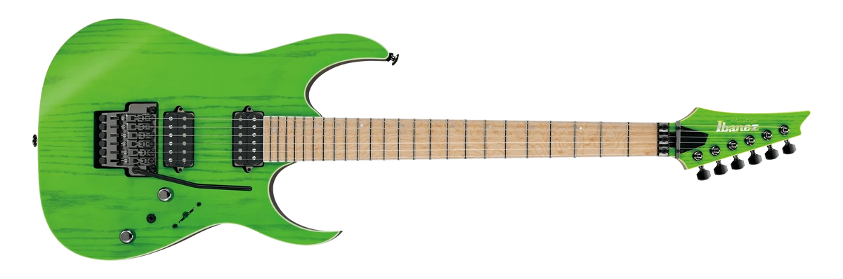 ギター Ibanez RG premium series Ibanez RGR5220M TFG RG Prestige 6 String Transparent Fluorescent Green