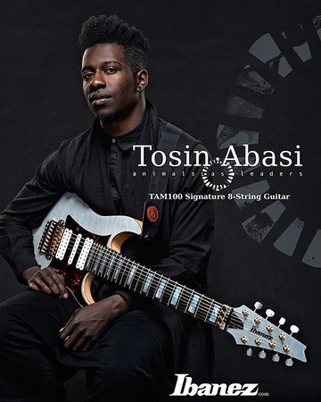Tosin Abasi Series Ibanez Wiki Fandom Within these shapes, tosin uses the full range of the guitar to create chords that have huge separation between the highest and lowest.