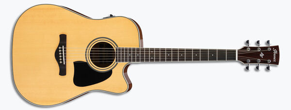 極上美品Ibanez Art Wood エレアコAW70ECE オール単版モデルギターケーブル用の標準ジャック