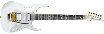 Ibanez JEM555 White Steve Vai シグネチャーモデル Ibanez Steve Vai JEM555 WH - white Str shape electric guitar