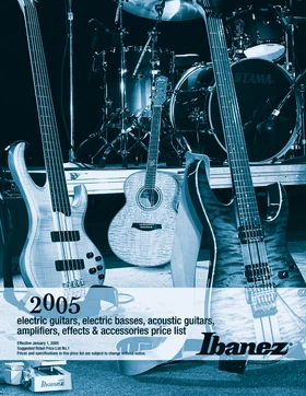 2005 Ibanez USA Winter pricelist front-cover
