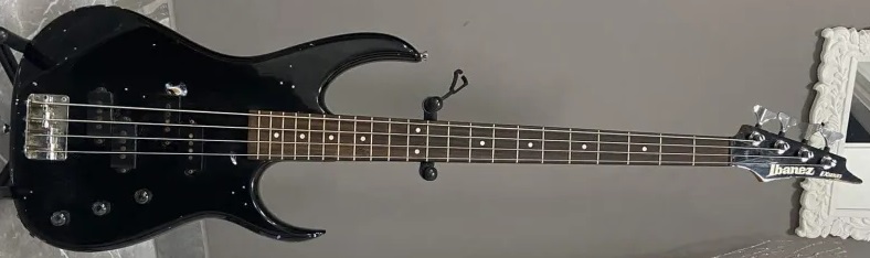 ベース Ibanez EXB-404 Ibanez EX 404 Gun Metal Metallic 1992 – Chicago Music Exchange