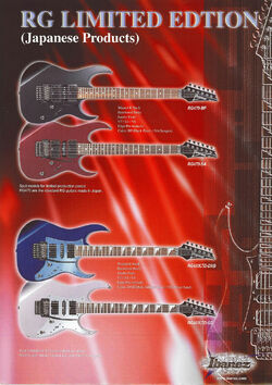 2003 Series catalog Ibanez Wiki Fandom