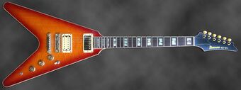 ギター 1982 Ibanez Rocket Roll II Flying V 400 1982 Ibanez Rocket Roll II Flying V Sunburst | Reverb