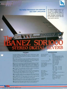 1986 SDR1000 dealer sheet