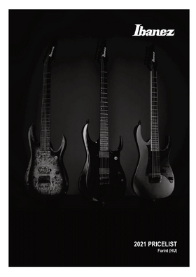 Ibanez 2021 catalog hotsell