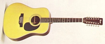 【中古】 Playing in Tongues Axis Ibanez 684/12 Concord 12-String Dreadnought Acoustic Cherry