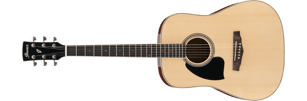 Ibanez performance series pf15 left handed dreadnought acoustic guitar natural discount