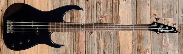 Used Ibanez EXB 404 Bass Guitar Purple 4-String