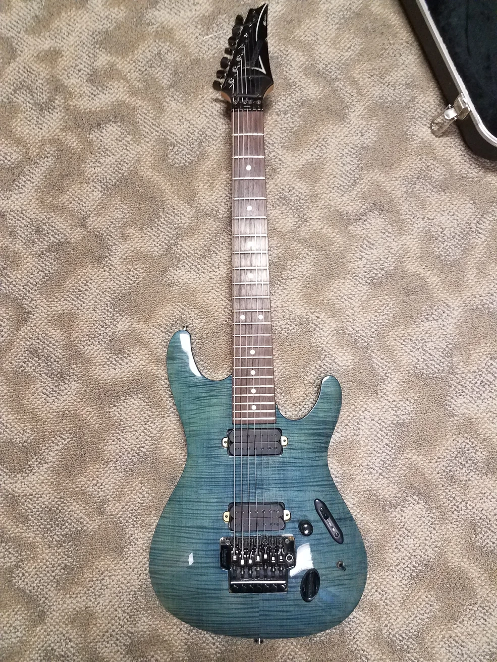 J*P様 ibanez s7420 2000年モデル フジゲン製 (半ジャンク品 Ibanez S7420 Made In Japan(アイバニーズ 7弦ギター)【新発田店