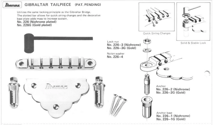 Gibraltar-tailpiece 1980