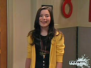 Carly seems a little too happy that Freddie teased Sam in a text that Gary liked her