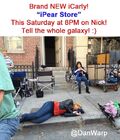 Pic! As you can see here, filming iCarly on the streets of New York City can be VERY STRESSFUL work