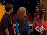 Carly's look at Sam when Gibby and Tasha leave