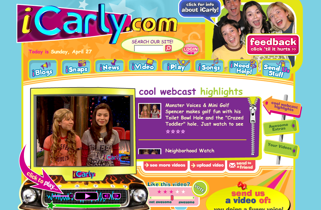 Send video. ICARLY.com. АЙКАРЛИ .com. ICARLY hot. Www.ICARLY.com официальный сайт.