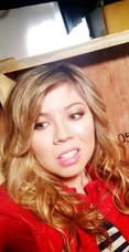 Jennette in between takes