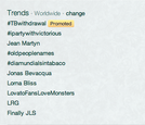 iParty With Victorious trending on Twitter May 31, 2011.