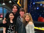 Miranda, Jerry and Jennette with Joel Courtney