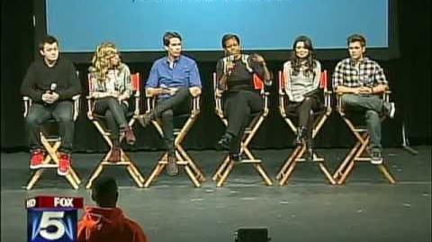 Michelle Obama, iCarly cast - Alexandria, VA - FOX DC (Press Tour)