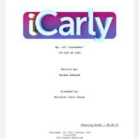 ICarly Revival 108 iLove Gwen script cover