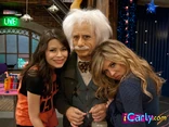 Carly and Sam with Albert Einstein.