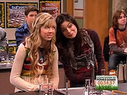 Carly and Sam not only sit next to each other but Carly makes comments in front of the teacher