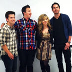 iCarly cast sans Miranda being interview in NYC Jan. 12