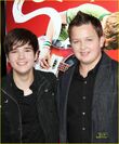 Nathan and Noah Munck at the Scott Pilgrim premiere