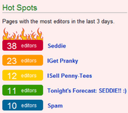 My blog is on the hot spot