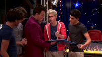 Niall asking Gibby's sister's name