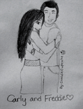 Creddie Hug Drawing, by CreddieCupcake