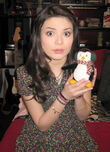 Carly holding Peter penguin