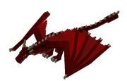 Fire dragon render