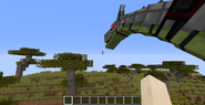 Baby Fire Dragon on shoulder