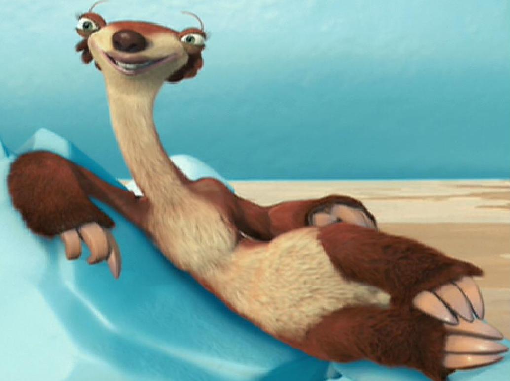 female sloth ice age