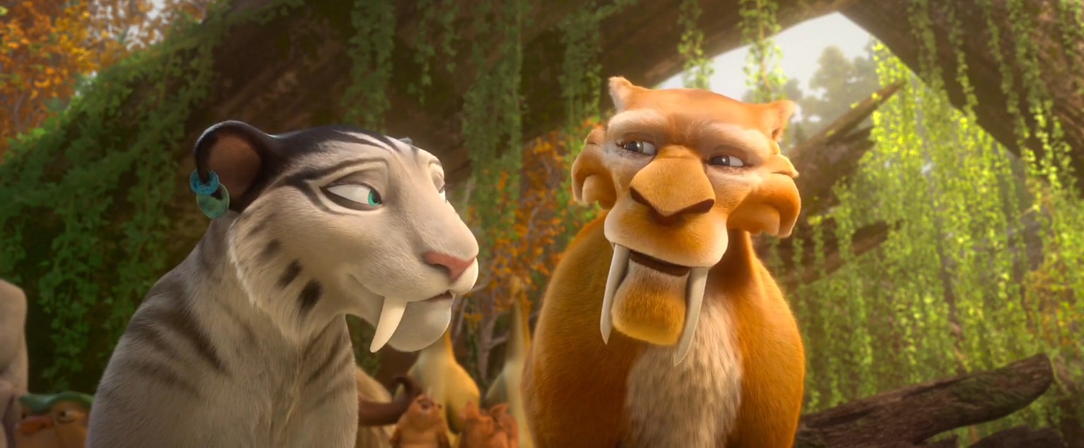 saber tooth tiger ice age movie