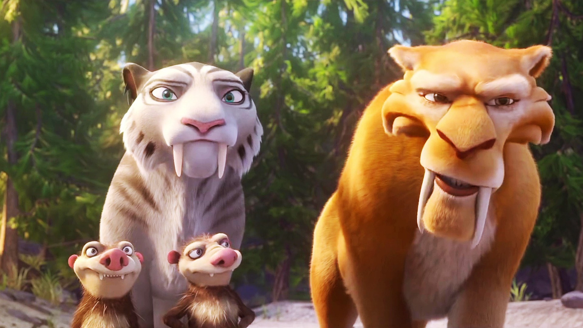 Ice Age Collision Course Shria And Diego Are Saber Tooth Tiger S Ice Age Wiki Fandom