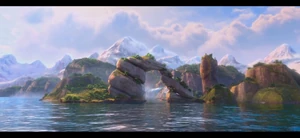 The new home has huge landscapes and many mountains